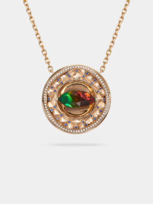 Five Elements: Metal Ammolite Pendant