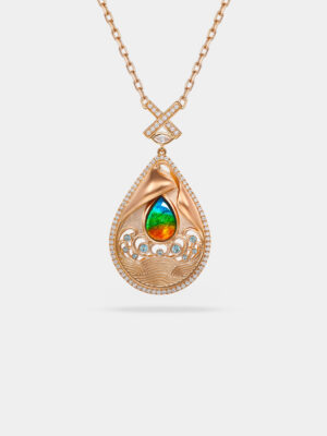 Five Elements: Water Ammolite Pendant