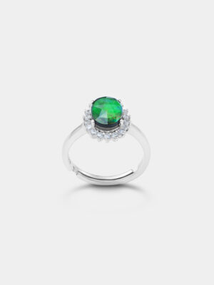 Diem Classic Ammolite Cocktail Ring