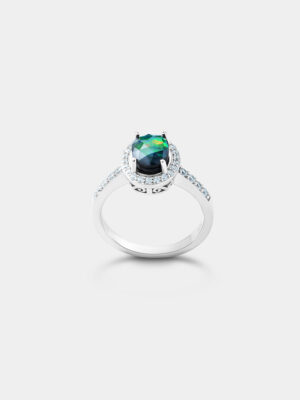 Diem Eternity Ammolite Cocktail Ring