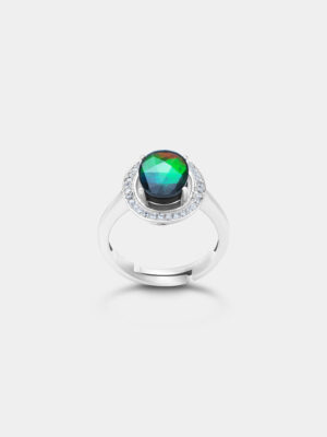 Diem Vintage Ammolite Cocktail Ring