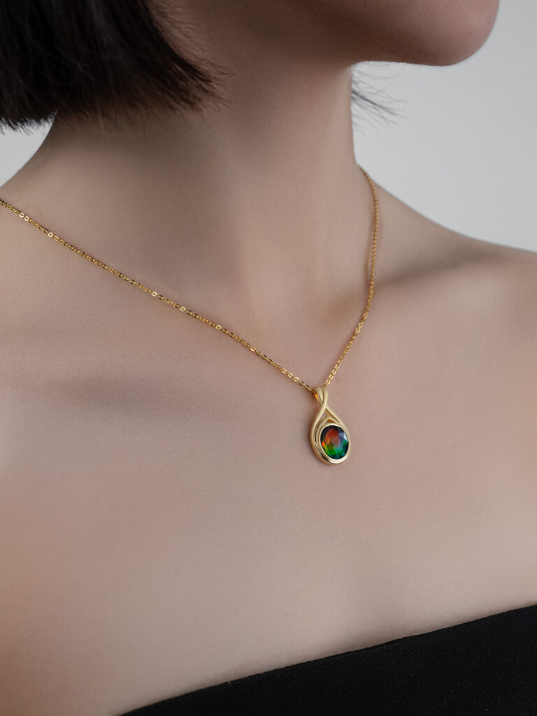 Everglow Unity Ammolite Pendant