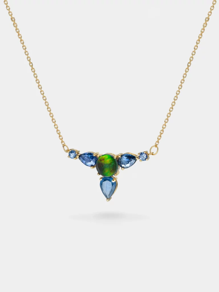Cleo Trillium Ammolite Necklace