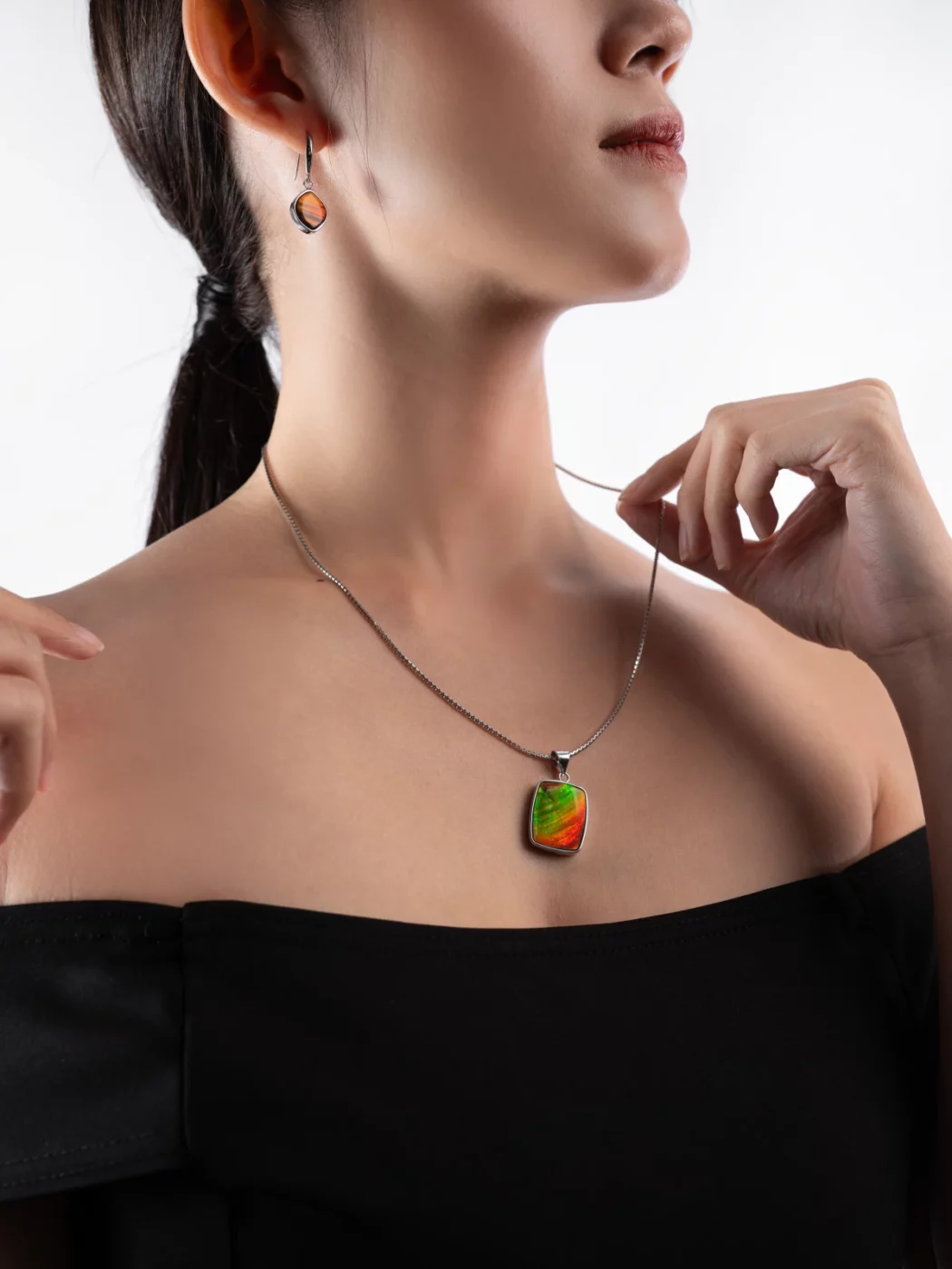 ALLURE AMMOLITE PENDANT 114