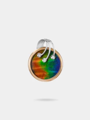 HEIRLOOM AMMOLITE PENDANT 853