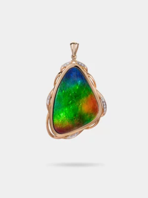 HEIRLOOM AMMOLITE PENDANT 8073