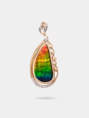 HEIRLOOM AMMOLITE PENDANT 8075