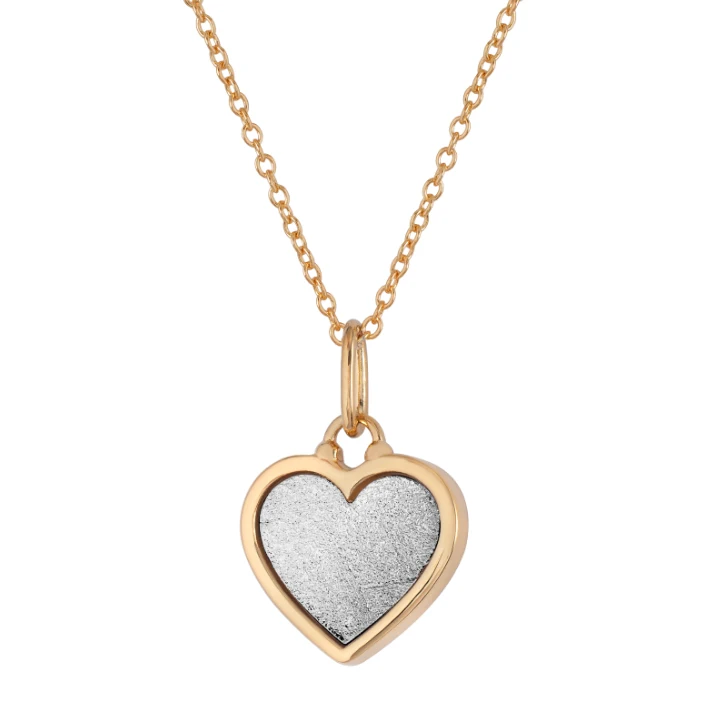<strong>Dreamy Heart</strong> Muonionalusta Meteorite Pendant