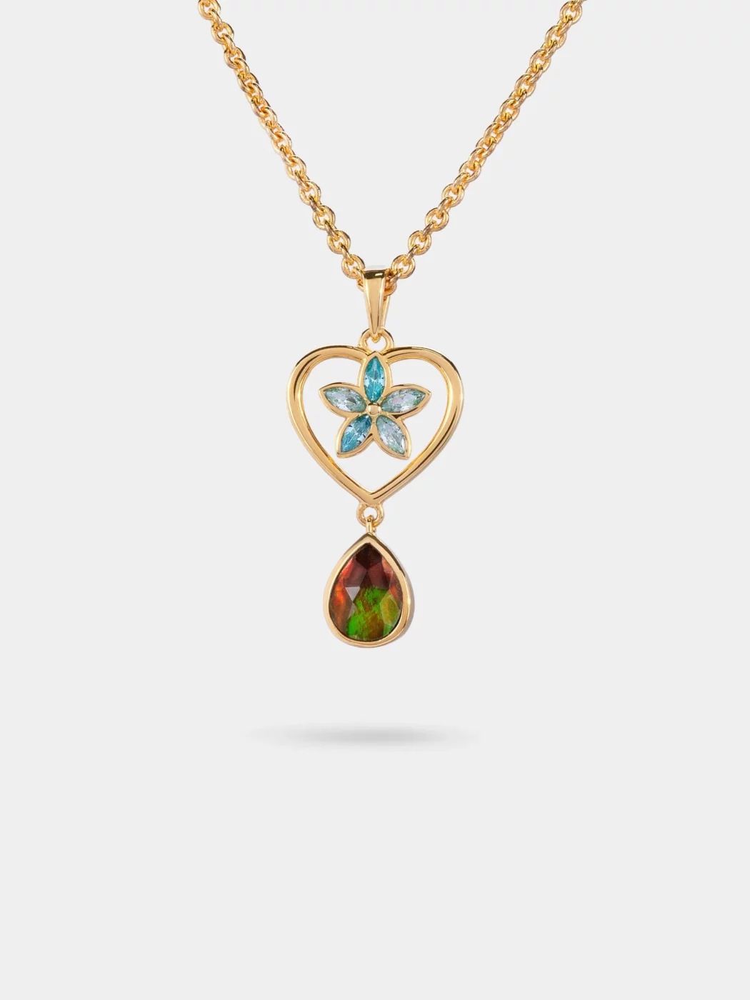 Amour Bloom Ammolite Necklace 145
