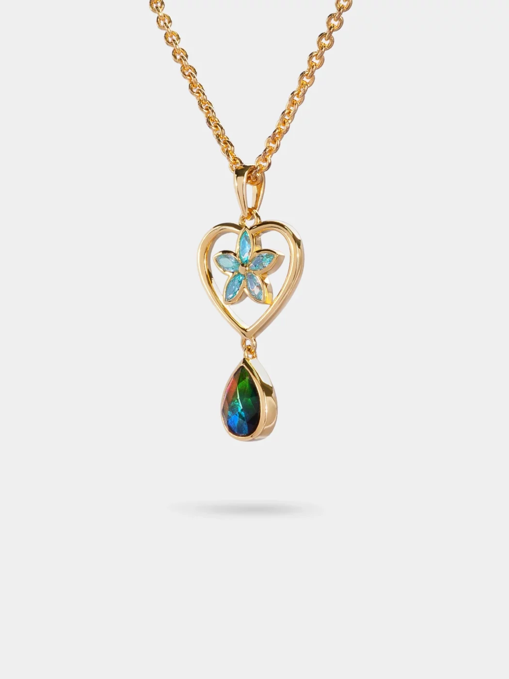 Amour Bloom Ammolite Necklace 145