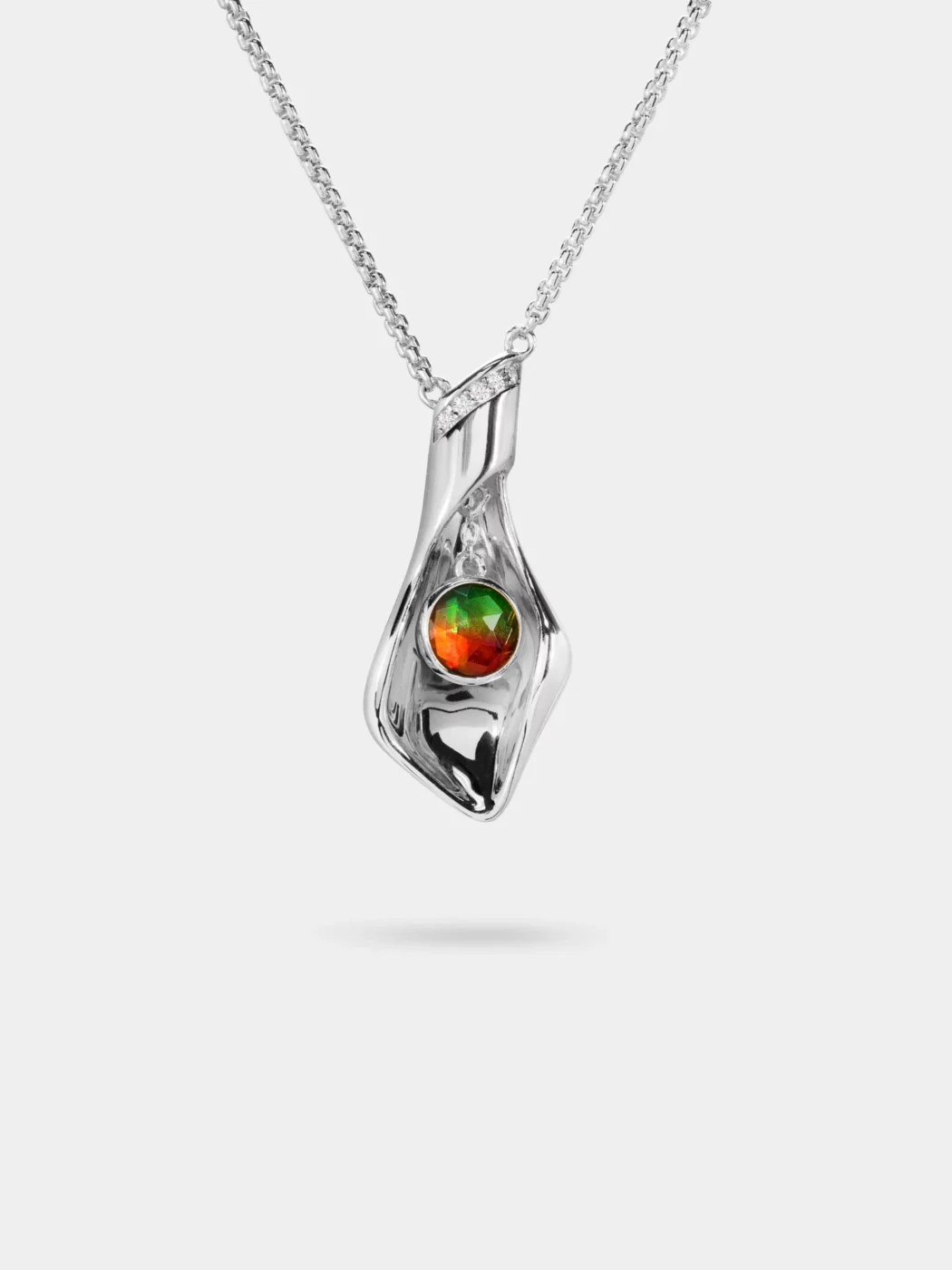 Amour Bloom Ammolite Necklace 150