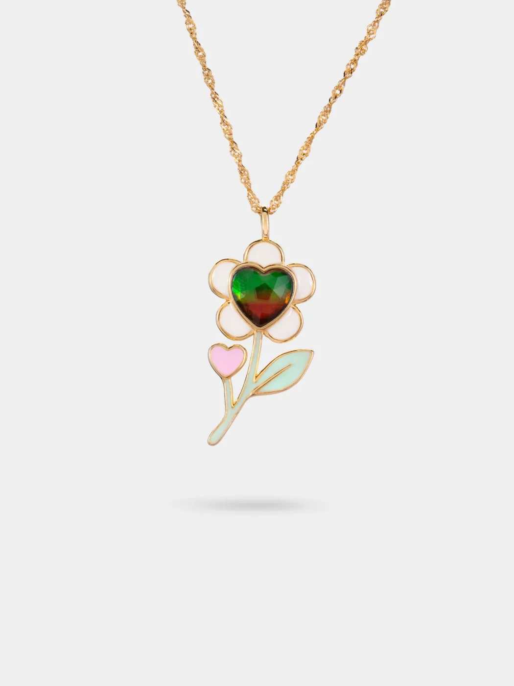 Amour Bloom Ammolite Pendant 149