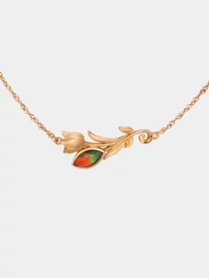 Amour Fleur Ammmolite Necklace 151