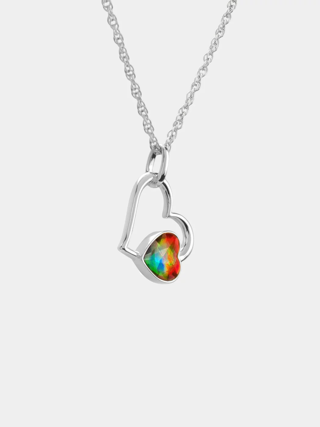 Amour Fleur Ammolite Pendant 155