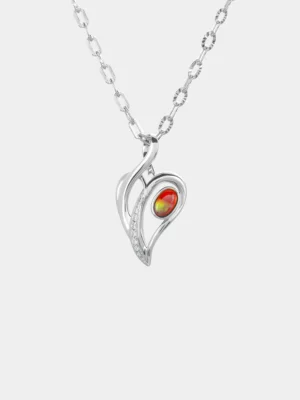 Amour Fleur Ammolite Pendant 156
