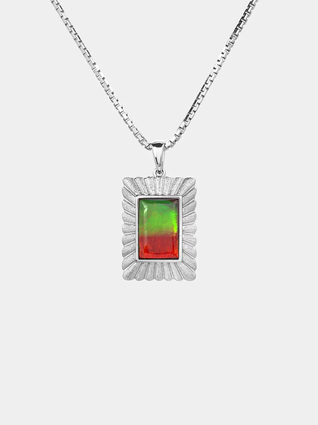 Amour Fleur Ammolite Pendant 158