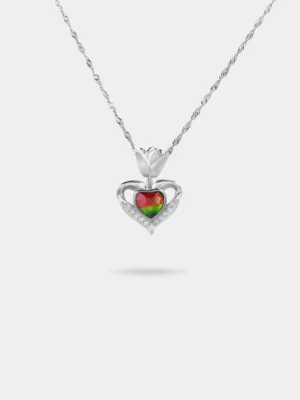 Amour Fleur Ammolite Pendant 153