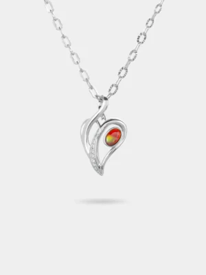 Amour Fleur Ammolite Pendant 156