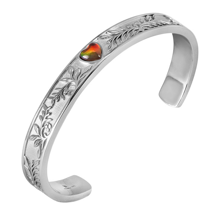 <strong>Amour Bloom</strong>Ammolite Bangle 030