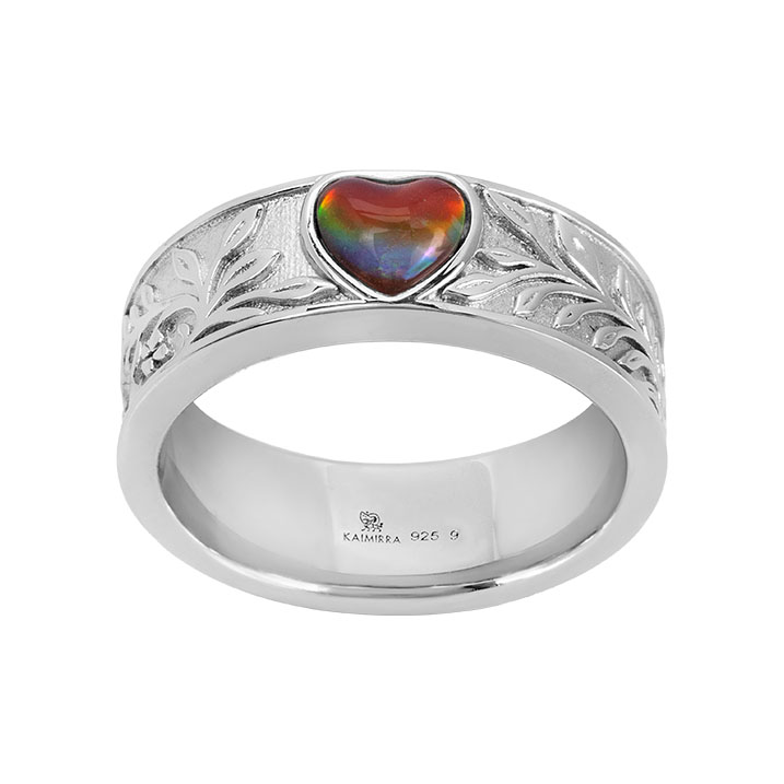 <strong>Amour Bloom</strong>Ammolite Ring 042