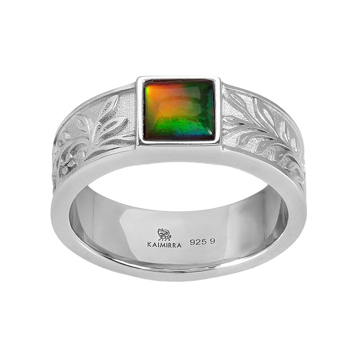 <strong>Amour Bloom</strong>Ammolite Ring 043
