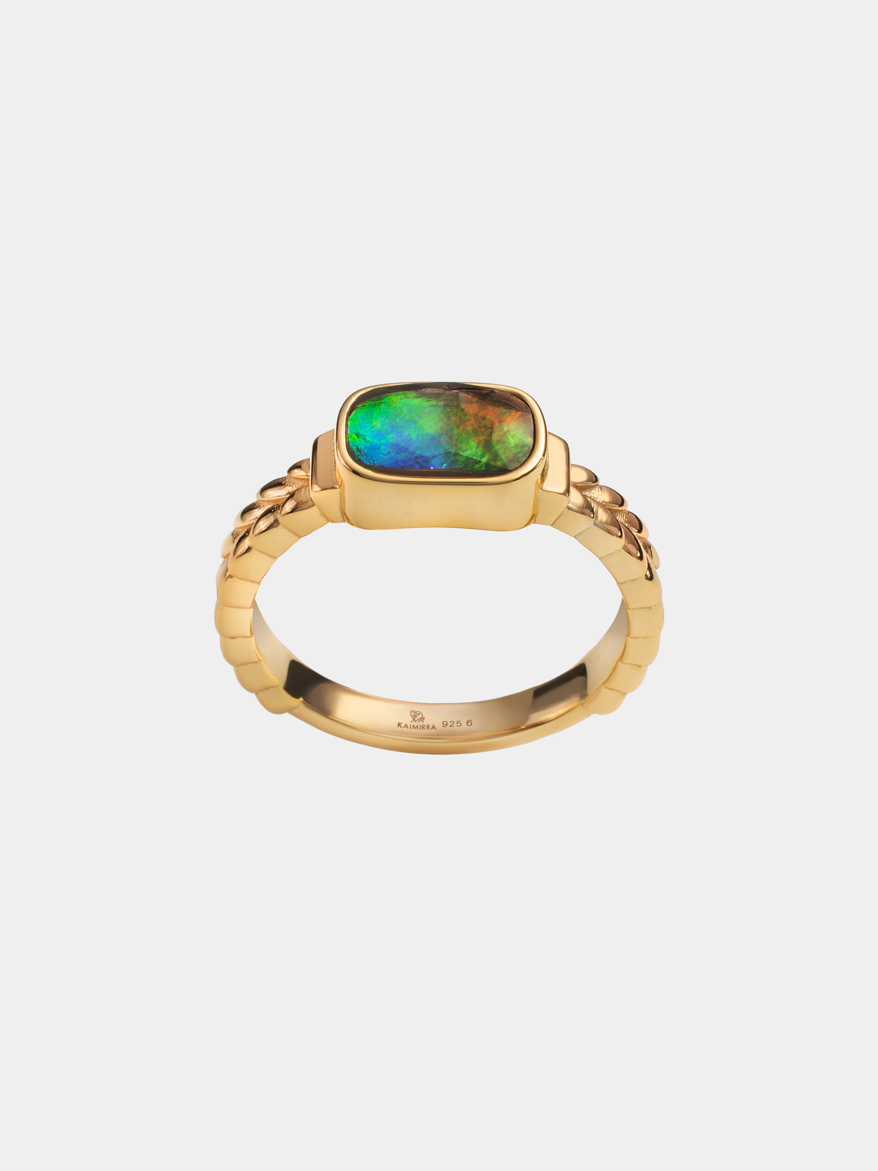 VIDA AMMOLITE RING 054
