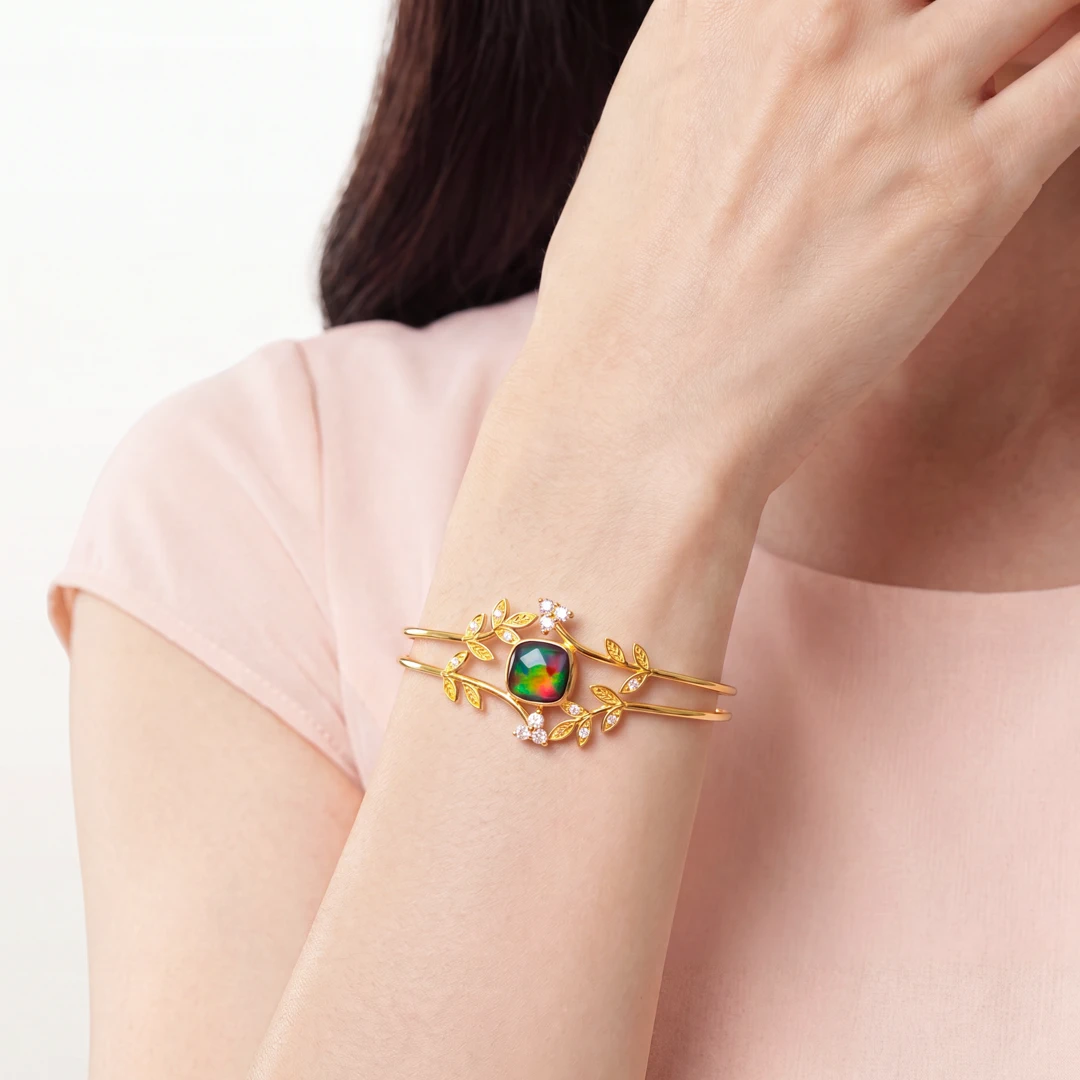 VIDA AMMOLITE BANGLE 039