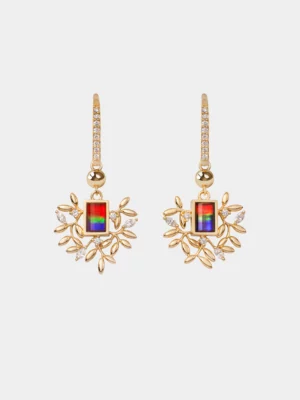 Vida Ammolite Drop Earring 049