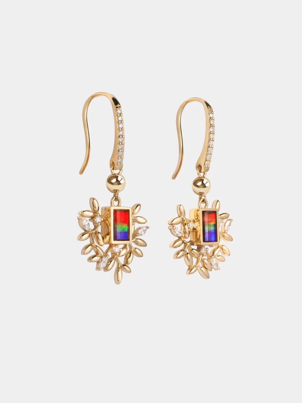 Vida Ammolite Drop Earring 049