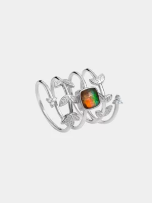 VIDA AMMOLITE RING 056