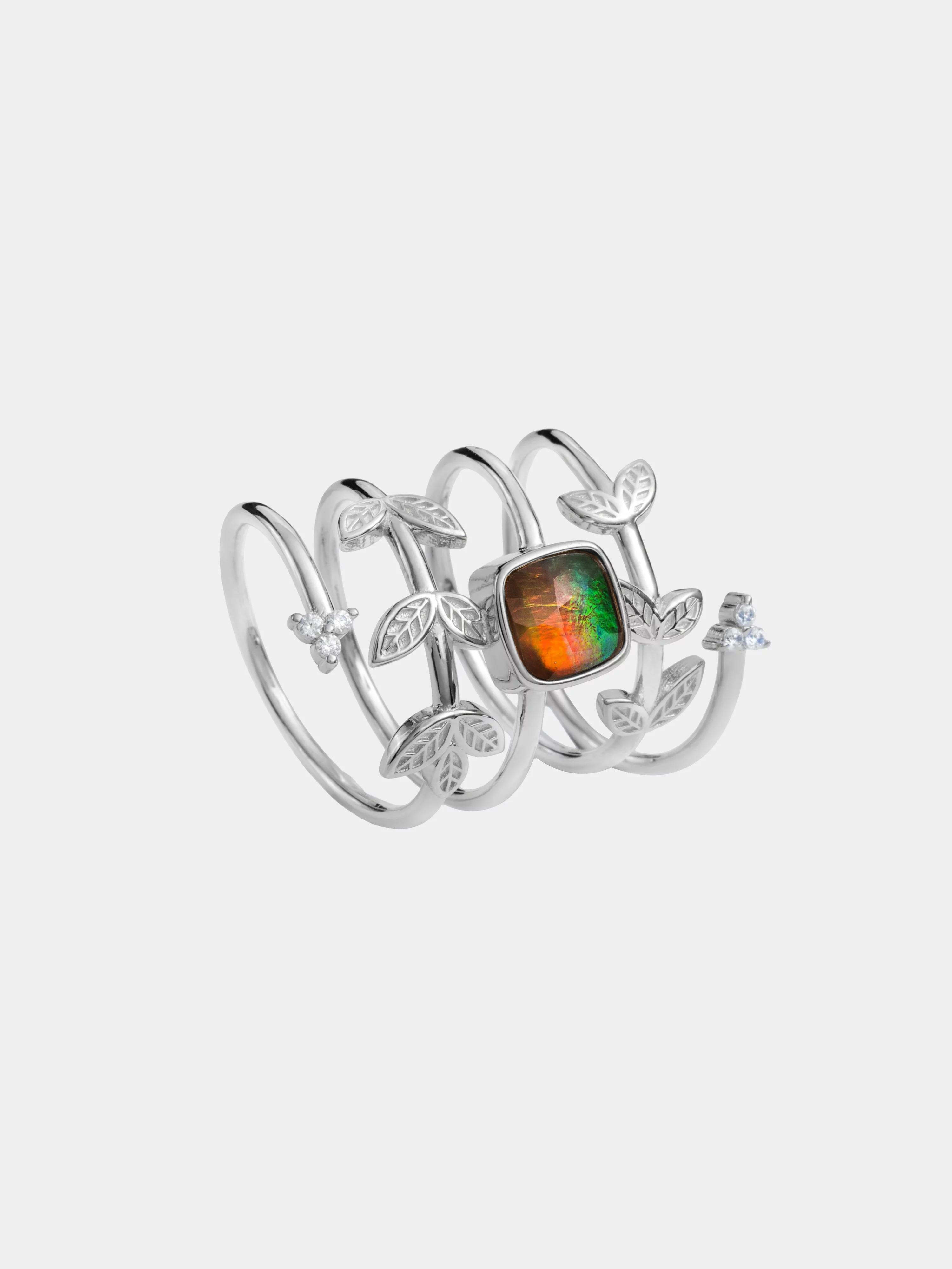 VIDA AMMOLITE RING 056