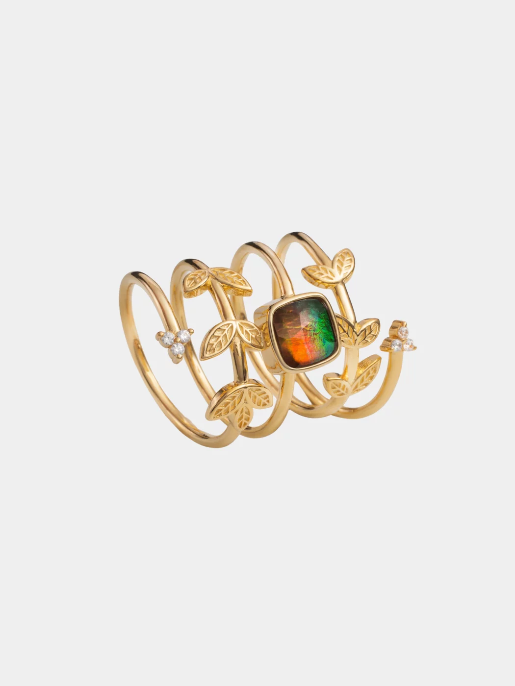 VIDA AMMOLITE RING 056