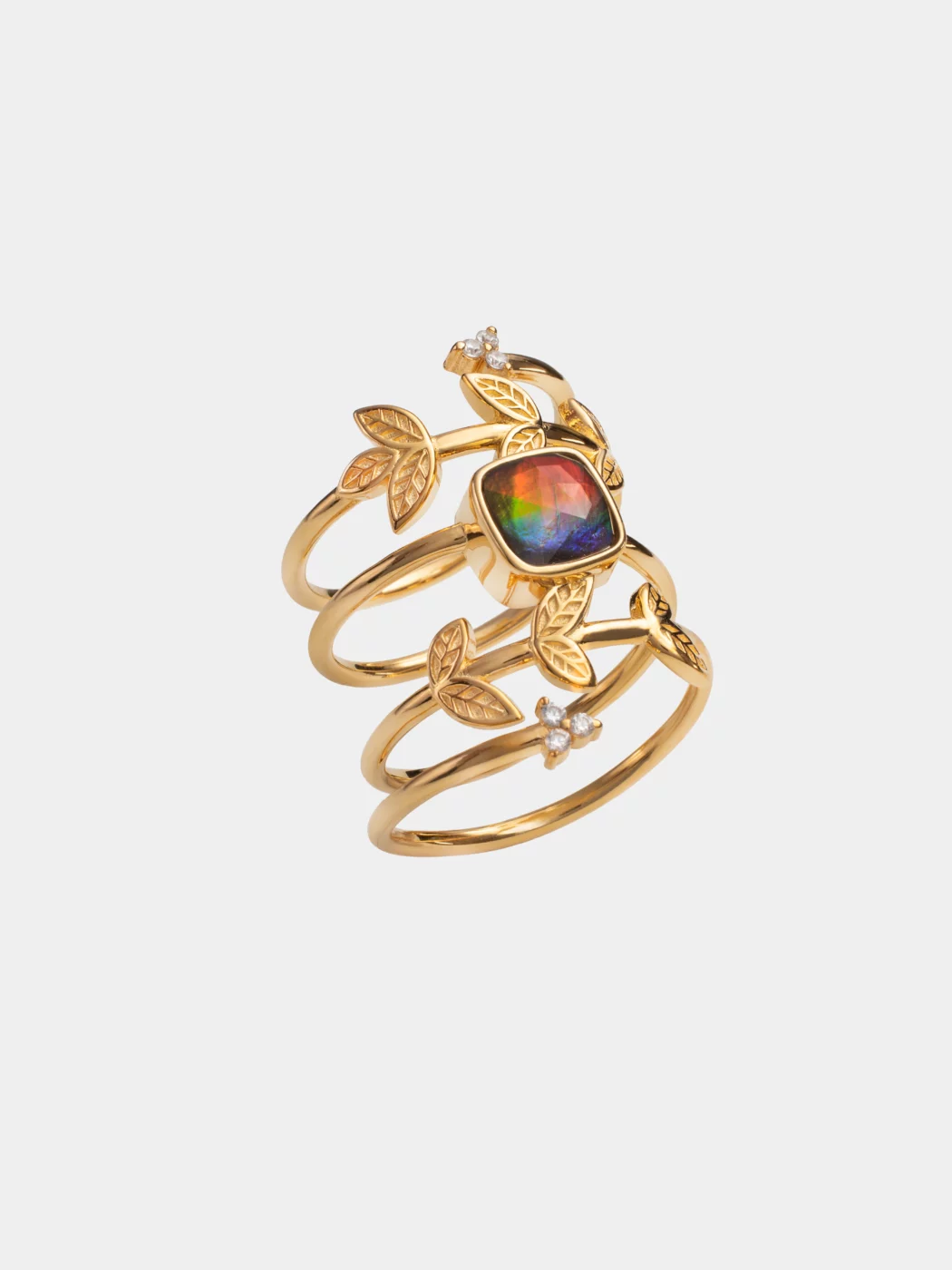 VIDA AMMOLITE RING 056