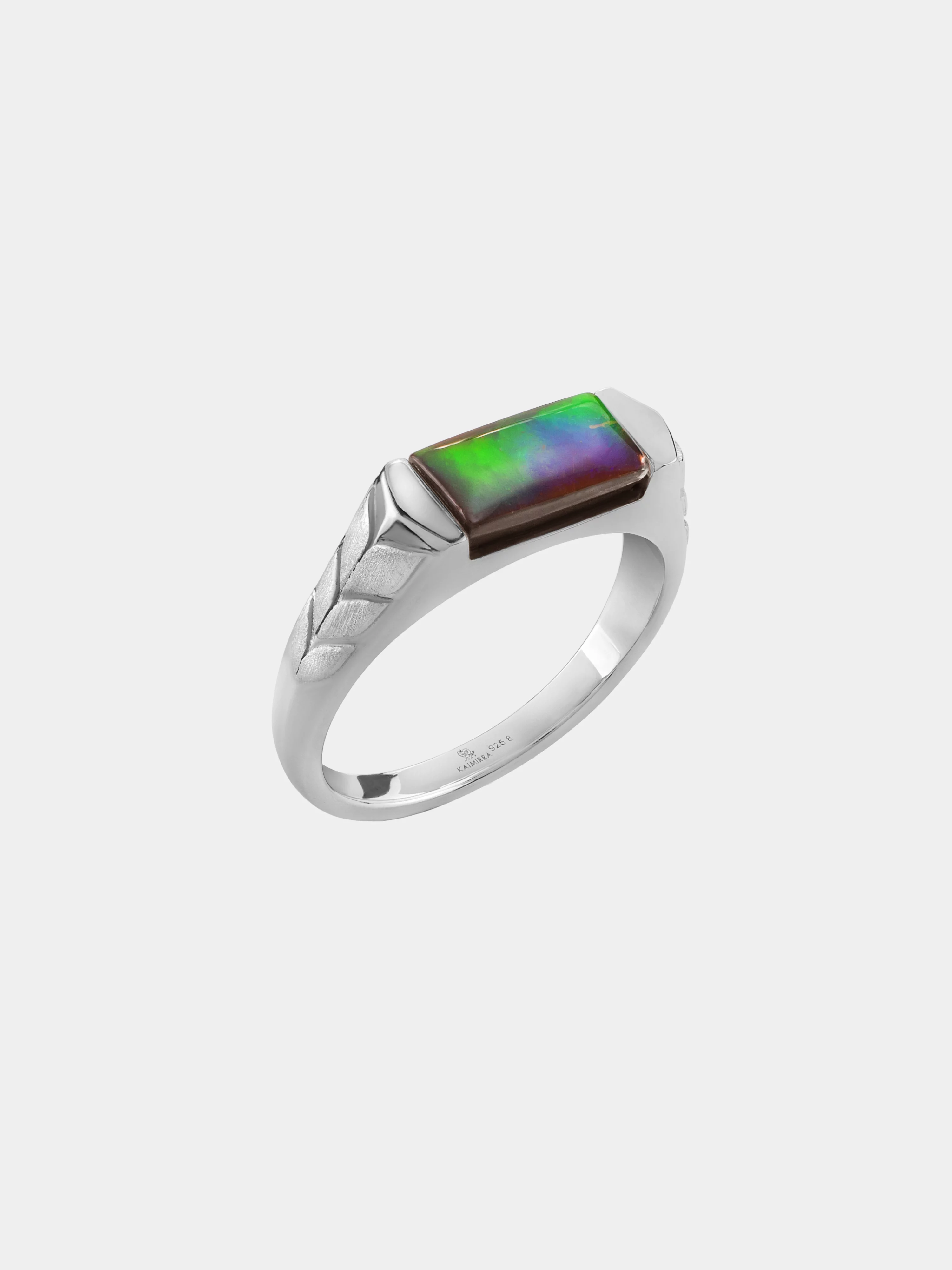 VIDA AMMOLITE RING 057