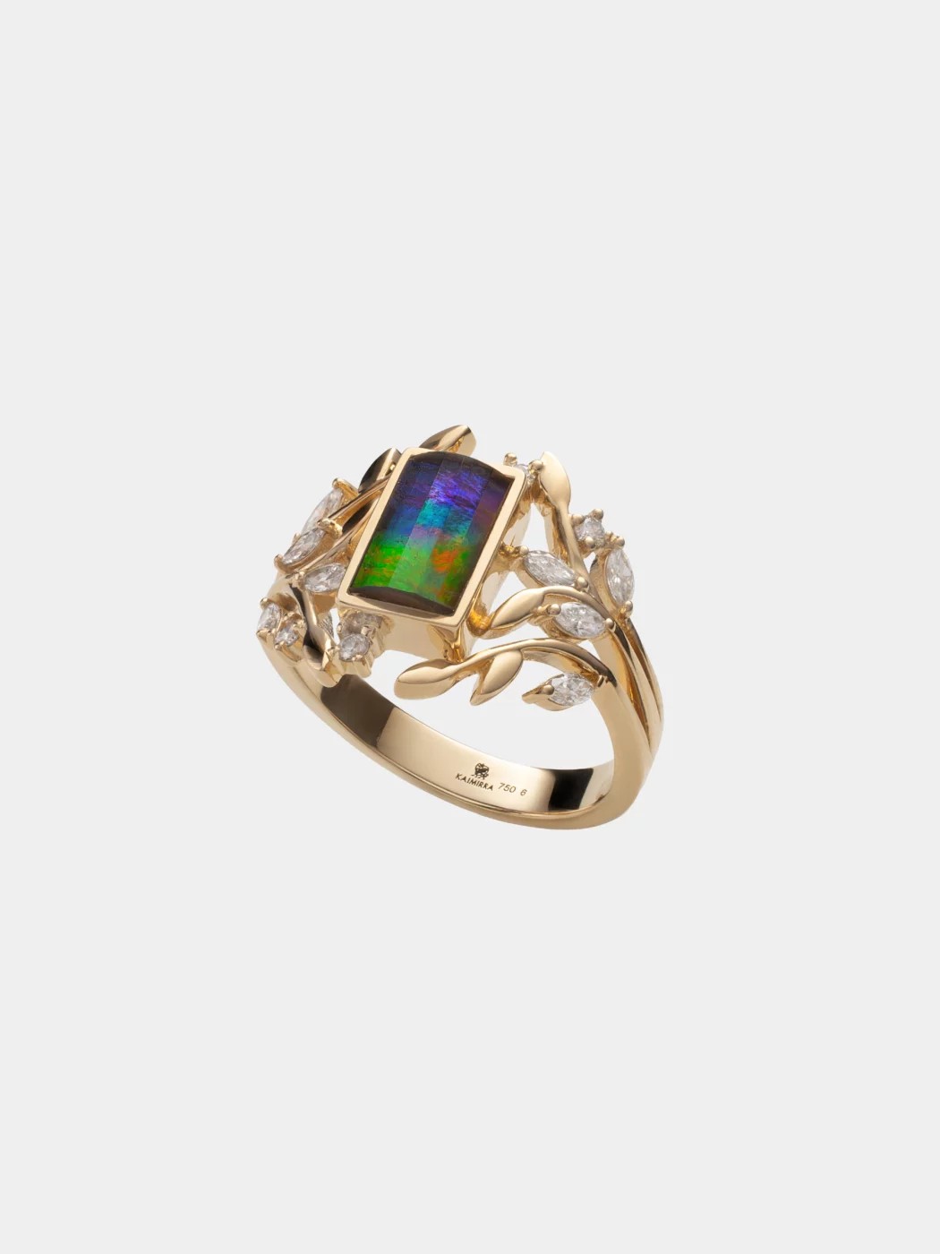 Vida Ammolite Ring 058